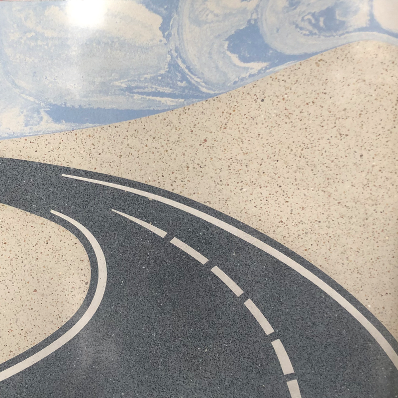 現(xiàn)澆無機磨石——高速路