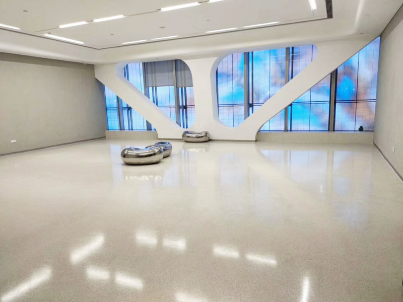 現(xiàn)澆無機磨石—展廳